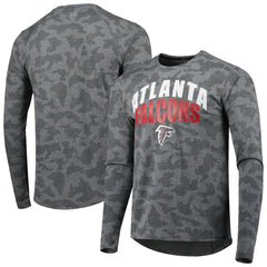 Atlanta Falcons MSX by Michael Strahan Performance Camo Long Sleeve T-Shirt - Gray - NFL