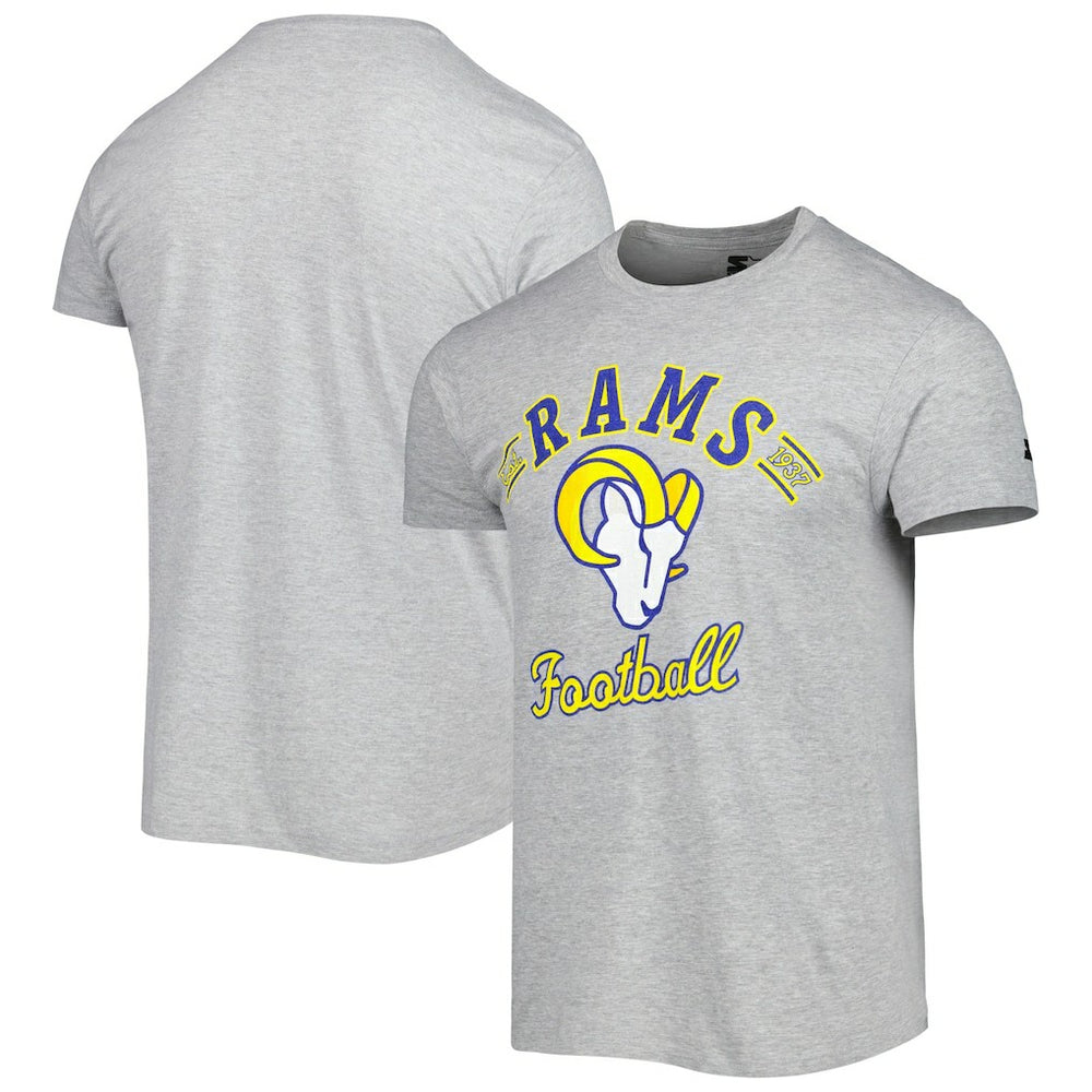 Los Angeles Rams Starter Prime Time T-Shirt - Heathered Gray - NFL