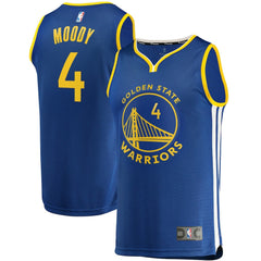 Fanatics Moses Moody Golden State Warriors Fast Break Replica Jersey Icon Editi- Royal