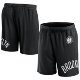 Fanatics Brooklyn Nets Free Throw Mesh Shorts Black