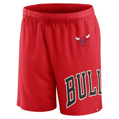 Fanatics Chicago Bulls Free Throw Mesh Shorts Red