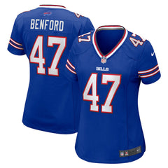 Christian Benford Buffalo Bills Women's Game Jersey - Royal - Nike