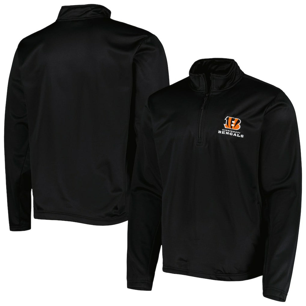 Cincinnati Bengals Dunbrooke All-Star Tech Quarter-Zip Top - Black - NFL