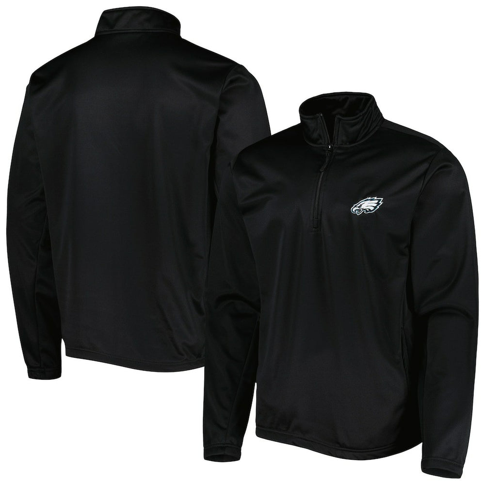 Philadelphia Eagles Dunbrooke All-Star Tech Quarter-Zip Top - Black - NFL