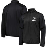 Las Vegas Raiders Dunbrooke All-Star Tech Quarter-Zip Top - Black - NFL