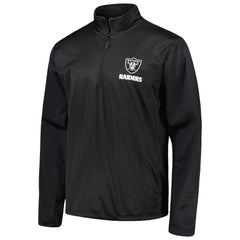 Las Vegas Raiders Dunbrooke All-Star Tech Quarter-Zip Top - Black - NFL