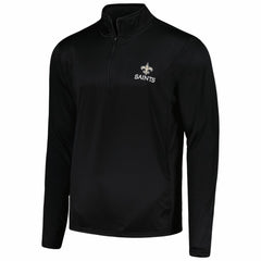 New Orleans Saints Dunbrooke All-Star Tech Quarter-Zip Top - Black - NFL