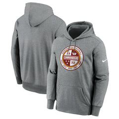Washington Commanders Performance Pullover Hoodie - Heathered Gray - Nike