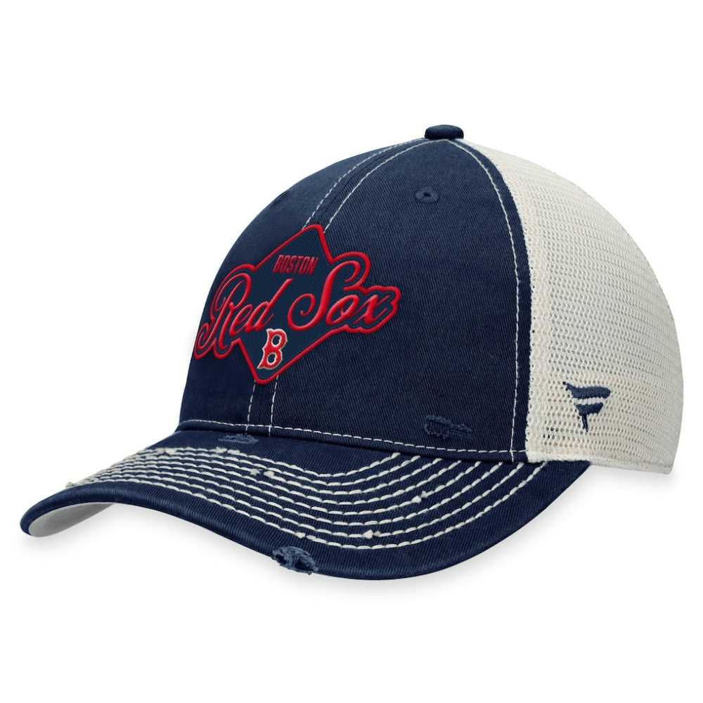 Boston Red Sox Fanatics Heritage Trucker Snapback Hat Discount