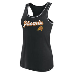 Fanatics Phoenix Suns Women's Wordmark Logo Racerback Tank Top Black