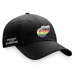 Detroit Red Wings Fanatics Team Logo Pride Adjustable Hat - Black | Fanatics near me