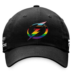 Tampa Bay Lightning Fanatics Team Logo Pride Adjustable Hat - Black | Fanatics sale