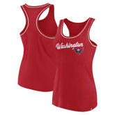 Washington Capitals Fanatics Women's Wordmark Logo Racerback Scoop Neck Tank Top - Red | Fanatics online