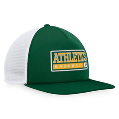 Athletics Majestic Foam Trucker Snapback Hat Near Me