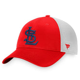 St. Louis Cardinals Fanatics Cooperstown Collection Core Trucker Snapback Hat Outlet