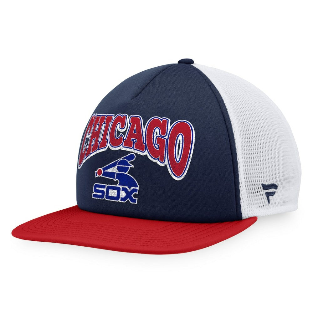 Chicago White Sox Fanatics Heritage Foam Front Trucker Snapback Hat Sale