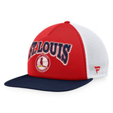 St. Louis Cardinals Fanatics Heritage Foam Front Trucker Snapback Hat for sale