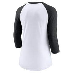 Chicago White Sox Nike Women's Next Up Tri-Blend Raglan 3/4-Sleeve T-Shirt Sale