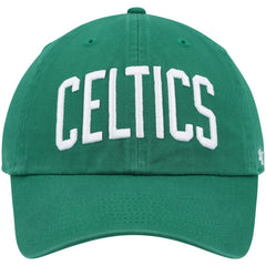 47 brand Boston Celtics '47 Clean Up Wordmark Adjustable Hat Kelly Green