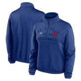 St. Louis Cardinals Nike Women's Rewind Splice Half-Zip Semi-Cropped Bubble Hem Sweatshirt Near Me