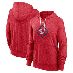 Washington Nationals Nike Women's Diamond Icon Gym Vintage Lightweight Hooded Top for sale
