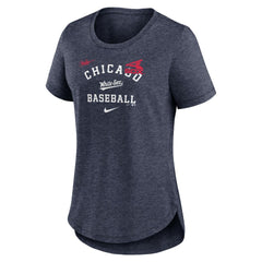 Chicago White Sox Nike Women's Rewind Arch Mix Tri-Blend T-Shirt Near Me