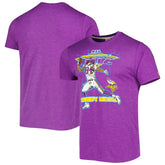 Randy Moss Minnesota Vikings Homage Unisex NFL Blitz Retired Player Tri-Blend T-Shirt - Heathered Purple - NFL