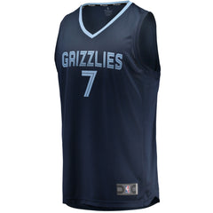 Fanatics Santi Aldama Memphis Grizzlies Fast Break Replica Jersey Icon Edition Navy