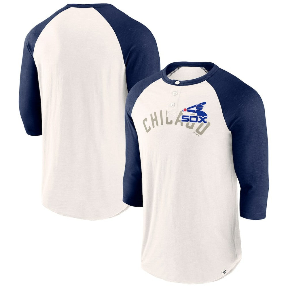 Chicago White Sox Fanatics Backdoor Slider Raglan 3/4-Sleeve T-Shirt for sale
