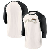 San Francisco Giants Fanatics Backdoor Slider Raglan 3/4-Sleeve T-Shirt Discount