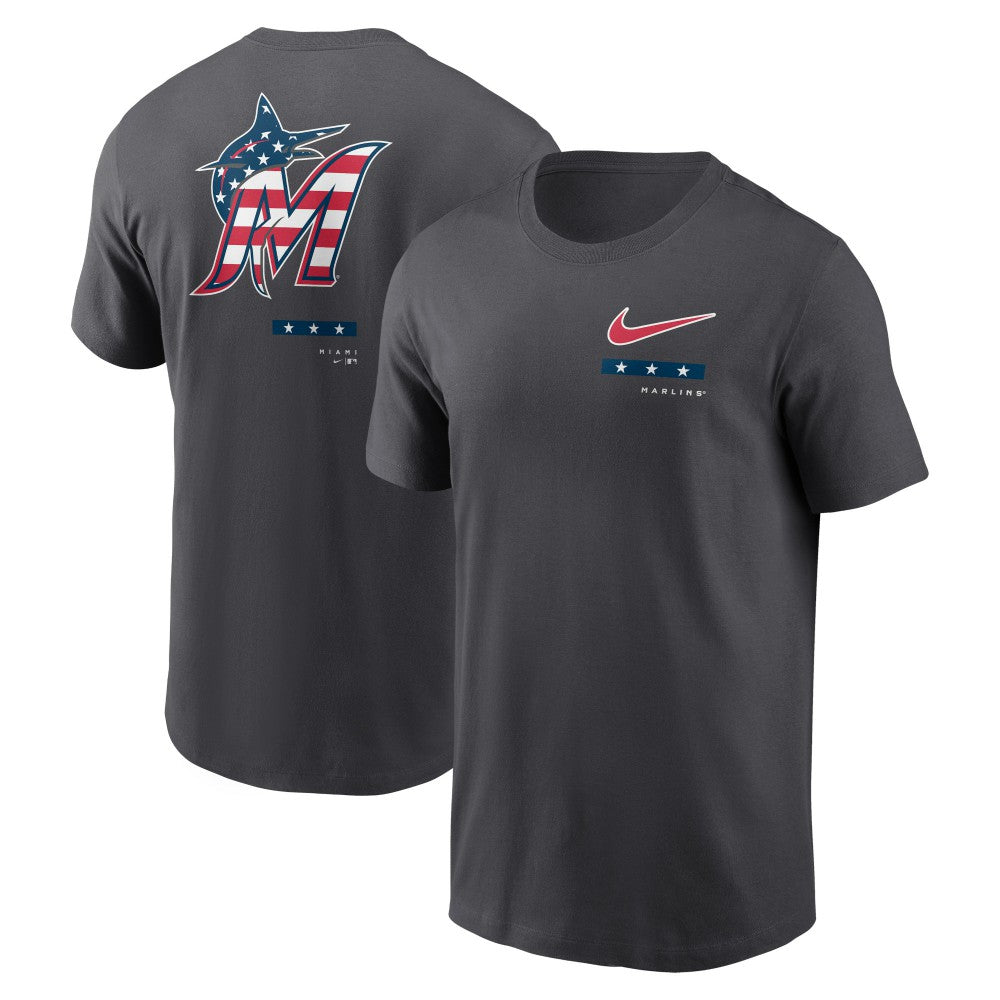 Miami Marlins Nike Americana T-Shirt Outlet
