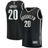 Fanatics Day'Ron Sharpe Brooklyn Nets Fast Break Replica Jersey Icon Edition Black