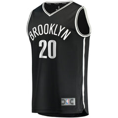 Fanatics Day'Ron Sharpe Brooklyn Nets Fast Break Replica Jersey Icon Edition Black