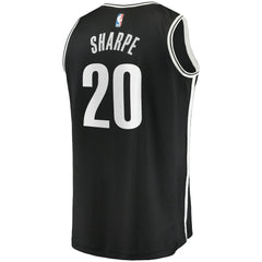 Fanatics Day'Ron Sharpe Brooklyn Nets Fast Break Replica Jersey Icon Edition Black