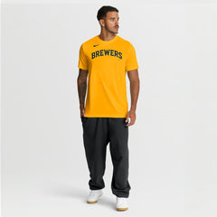 Milwaukee Brewers Nike New Legend Wordmark Dri-FIT T-Shirt Near Me