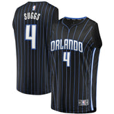Fanatics Jalen Suggs Orlando Magic Youth 2021/22 Fast Break Replica Jersey Icon Edition Black