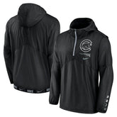 Chicago Cubs Nike Authentic Night Game Performance Half-Zip Windbreaker Sale
