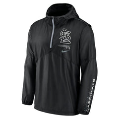St. Louis Cardinals Nike Authentic Night Game Performance Half-Zip Windbreaker Discount