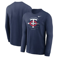 Minnesota Twins Nike Over Arch Performance Long Sleeve T-Shirt Near Me