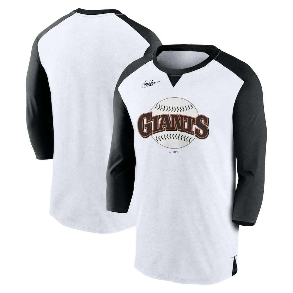 San Francisco Giants Nike Rewind 3/4-Sleeve T-Shirt Discount