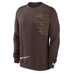 San Diego Padres Nike Statement Ball Game Fleece Pullover Sweatshirt Discount