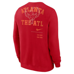 Atlanta Braves Nike Statement Ball Game Fleece Pullover Sweatshirt for sale