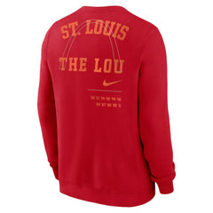 St. Louis Cardinals Nike Statement Ball Game Fleece Pullover Sweatshirt Discount