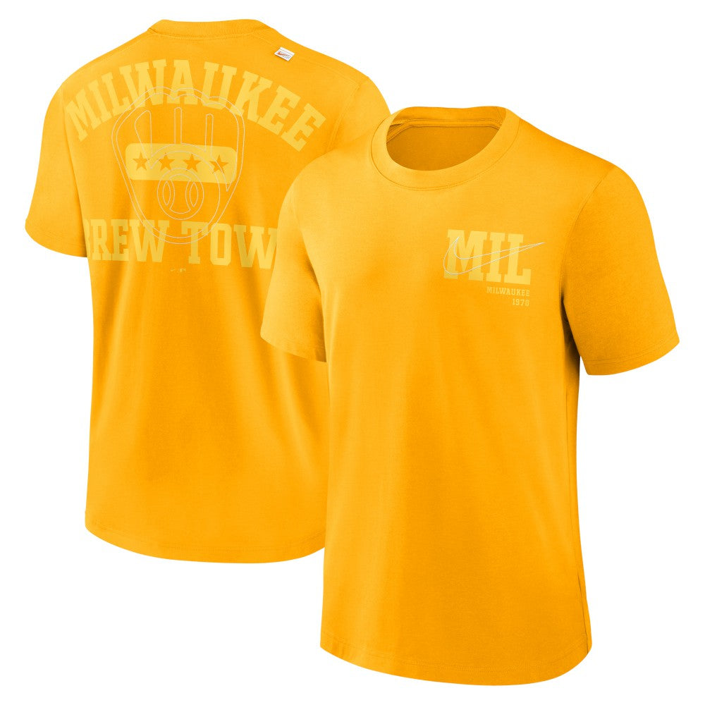Milwaukee Brewers Nike Statement Game Over T-Shirt Outlet