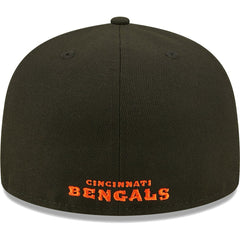 Cincinnati Bengals New Era Flawless 59FIFTY Fitted Hat - Black - NFL