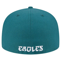 Philadelphia Eagles New Era Flawless 59FIFTY Fitted Hat - Midnight Green - NFL