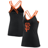 San Francisco Giants Fanatics Women's Barrel It Up Cross Back V-Neck Tank Top Outlet