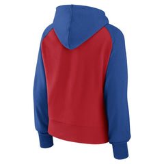 Chicago Cubs Fanatics Women's Pop Fly Pullover Hoodie Outlet