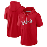 Washington Nationals Nike Springer Short Sleeve Team Pullover Hoodie Sale