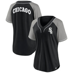 Chicago White Sox Fanatics Women's Ultimate Style Raglan V-Neck T-Shirt Near Me